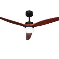 Detailed information about the product Devanti 52'' Ceiling Fan AC Motor 3 Blades w/Light - Dark Wood