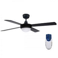 Detailed information about the product Devanti 52'' Ceiling Fan AC Motor w/Light w/Remote - Black