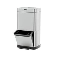 Detailed information about the product Devanti 70L Motion Sensor Bin Pedal Bins Automatic Siver