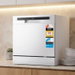 Devanti 8 Place Settings Benchtop Dishwasher White. Available at Crazy Sales for $434.95