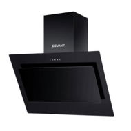 Detailed information about the product Devanti 900mm Range Hood 90cm Rangehood Glass Black