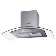 Detailed information about the product Devanti 900mm Range Hood 90cm Rangehood Glass Canopy