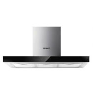 Detailed information about the product Devanti 900mm Range Hood 90cm Rangehood Glass Stainless Steel