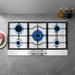 Devanti 90cm Gas Cooktop 5 Burner LPG NG Stainless Steel Hob Silver. Available at Crazy Sales for $359.95