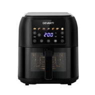 Detailed information about the product Devanti Air Fryer 8L LCD Fryers