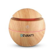 Detailed information about the product Devanti Aromatherapy Diffuser Aroma Essential Oils Air Humidifier LED Light 130ml