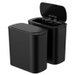 Devanti Automatic Trash Bin 2PCS with Lid 11L Motion Sensor Kitchen Bin Touchless Garbage Can Modern Black Plastic Slim Rubbish Bin with Liner Holder for Kitchen, Home, Office. Available at Crazy Sales for $64.95