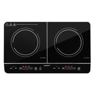 Detailed information about the product Devanti Electric Induction Cooktop 60cm Portable Kitchen Ceramic Glass Cooker