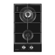 Detailed information about the product Devanti Gas Cooktop 30cm Gas Stove Cooker 2 Burner Cook Top Konbs NG LPG Black