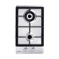 Detailed information about the product Devanti Gas Cooktop 30cm Gas Stove Cooker 2 Burner Cook Top Konbs NG LPG Steel