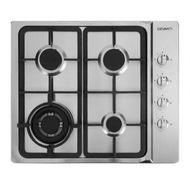 Detailed information about the product Devanti Gas Cooktop 60cm Kitchen Stove 4 Burner Cook Top NG LPG Stainless Steel Silver