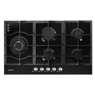 Detailed information about the product Devanti Gas Cooktop 90cm 5 Burner Stove Hob Cooker Kitchen NG LPG Black Glass