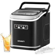 Detailed information about the product Devanti Ice Maker Machine Portable 12kg Countertop w/Self Cleaning 1.3L Black