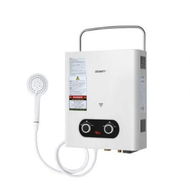 Detailed information about the product Devanti Portable Gas Water Heater 6LPM Outdoor Camping Shower White