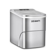 Detailed information about the product Devanti Portable Ice Cube Maker - Silver