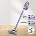 Devanti Stick Vacuum Cleaner Cordless HEPA Filter Purple 150W. Available at Crazy Sales for $129.95
