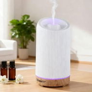 Detailed information about the product Devanti Ultrasonic Aroma Diffuser Aromatherapy 200ml LED Lights Iron Humidifier Forest