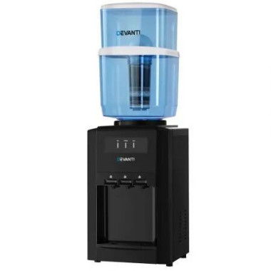 Devanti Water Cooler Dispenser Bench Top 22L w/2 Filter