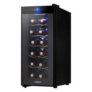 Detailed information about the product Devanti Wine Cooler Fridge 12 Bottles