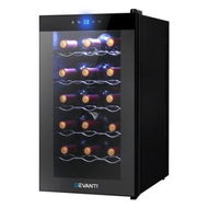 Detailed information about the product Devanti Wine Cooler Fridge 18 Bottles