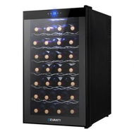 Detailed information about the product Devanti Wine Cooler Fridge 28 Bottles