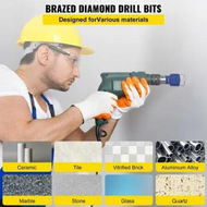 Detailed information about the product Diamond Drill Bits 4PCS Diamond Hole Saw 35/40/50/68mm Tile Hole Saw Kit Vacuum Brazed Diamond Drill Bit 0.59in/15mm Segment Tile Hole Saw w Storage Case for Tile Ceramic Porcelain Marble Stone