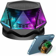 Detailed information about the product Diamond Speaker, Small Speaker with Multi RGB Color Light Show, Portable Phone Stand for iPhone, Android, TWS Pairing