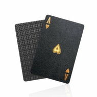 Detailed information about the product Diamond Waterproof Black Playing Cards,Poker Cards,HD,Deck of Cards (Black)