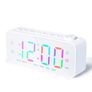 Detailed information about the product Digital Alarm Clock For Bedrooms. Loud Bedside Digital Clock With LED Lights. Dual Alarm FM Radio. Weekday/weekend Mode.