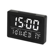 Detailed information about the product Digital Alarm Clock LED Time Display, Alarm Clock, Adjustable Bedside Clock Volume for Bedroom (Black)