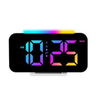 Detailed information about the product Digital Alarm Clock with Colorful Dynamic RGB Night Light,Volume Color Adjustable, Large Display Nightstand Clock for Kids Teens Boys Girls Bedroom