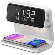 Detailed information about the product Digital Alarm Clock with Wireless Charging,Bedside Touch Lamp Bedrooms Night Light Dimmable LED Display 3 Levels of Brightness for Bedroom,Living Room