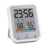 Detailed information about the product Digital Bathroom Clock, Waterproof Shower Timer with Large Touch Screen, Battery Operated Bathroom Wall Clock with Temperature and Humidity Display, Grey