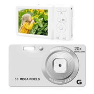 Detailed information about the product Digital Camera ,4K Video 56 Megapixel Auto Focus Webcam Function I Output Pixel 16x Zoom Hand Shake Compensation Lightweight and Easy to Carry 3-inch IPS Large Screen(Silver)