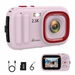 Digital Camera 72MP 2.5K Compact Point and Shoot Camera,16X Zoom Auto Focus,Vintage Camera with 32GB Card,Ideal Retro Camera Gift,Pink. Available at Crazy Sales for $29.99