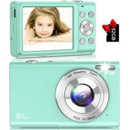 Detailed information about the product Digital Camera Auto Focus 2.7K Vlogging Camera HD 48MP 16X Digital Zoom Camera with 32G Memory Card,Portable Mini Compact Camera (Green)