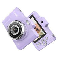 Detailed information about the product Digital Camera FHD 2.5K 48MP Dual Camera with 32GB SD Card 8X Digital Zoom Card Reader, Portable Compact Small Play Camera Gift for Beginner Children (Purple)