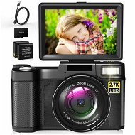 Detailed information about the product Digital Camera for Photography FHD 2.7K 30MP Vlogging Camera,Point and Shoot Cameras with 3 Inch 180 Degree Flip Screen,32GB TF Card Portable Small Camera for Teens Kids Seniors