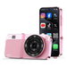 Digital Camera for Teen Kids, Android Mini Smartphone, WiFi Vlogging Camera, Autofocus Point and Shoot Camera for YouTube, 8GB RAM 128GB Storage, Pink. Available at Crazy Sales for $129.95