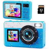 Detailed information about the product Digital Camera,3M Underwater Camera,2.8 Inch Dual Screen Waterproof Compact Portable For Snorkeling,18X Digital Zoom for Kids Teenagers Beginners