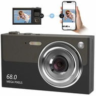 Detailed information about the product Digital Camera,4K Kids Camera AF with 32GB SD Card,16X Zoom,Cameras for Photography,Compact Point and Shoot Camera (Black)