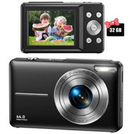 Detailed information about the product Digital Camera FHD 1080P Digital Camera For Kids Video Camera With 16X Digital Zoom Compact Point And Shoot Camera Portable Small Camera For Teens Students Boys Girls Seniors (Black)