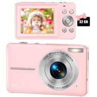 Detailed information about the product Digital Camera FHD 1080P Digital Camera For Kids Video Camera With 16X Digital Zoom Compact Point And Shoot Camera Portable Small Camera For Teens Students Boys Girls Seniors (Pink)