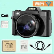 Detailed information about the product Digital Cameras Photography 4K 48MP 16X Zoom Vlogging Camera with WiFi Wide Angle Autofocus Anti-Shake 3 LCD HD Screen