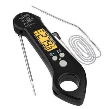 Digital Food Meat Thermometer With Probe For Cooking Liquids Grilling BBQ Baking