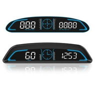 Detailed information about the product Digital GPS Speedometer Universal Heads-Up Display For Car 5.5-inch Large LCD Display HUD With MPH Speed Fatigue Driving Alert Overspeed Alarm Trip Meter For All Vehicles.