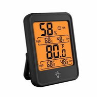 Detailed information about the product Digital Indoor Thermometer Hygrometer, Humidity Monitor with Backlight, Suitable for Bedroom, Wine Cellar, Flower Room, Laboratory