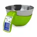 Digital Kitchen Food Scale with Bowl (Removable) and Measuring Cup, 11lbs Capacity (Green). Available at Crazy Sales for $34.95