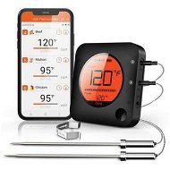 Detailed information about the product Digital Meat Thermometer Wireless Bluetooth For BBQ Smoker Kitchen Cooking Grill Thermometer Timer-2 Probes
