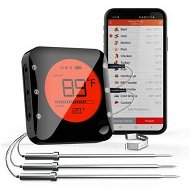 Detailed information about the product Digital Meat Thermometer Wireless Bluetooth For BBQ Smoker Kitchen Cooking Grill Thermometer Timer-3 Probes